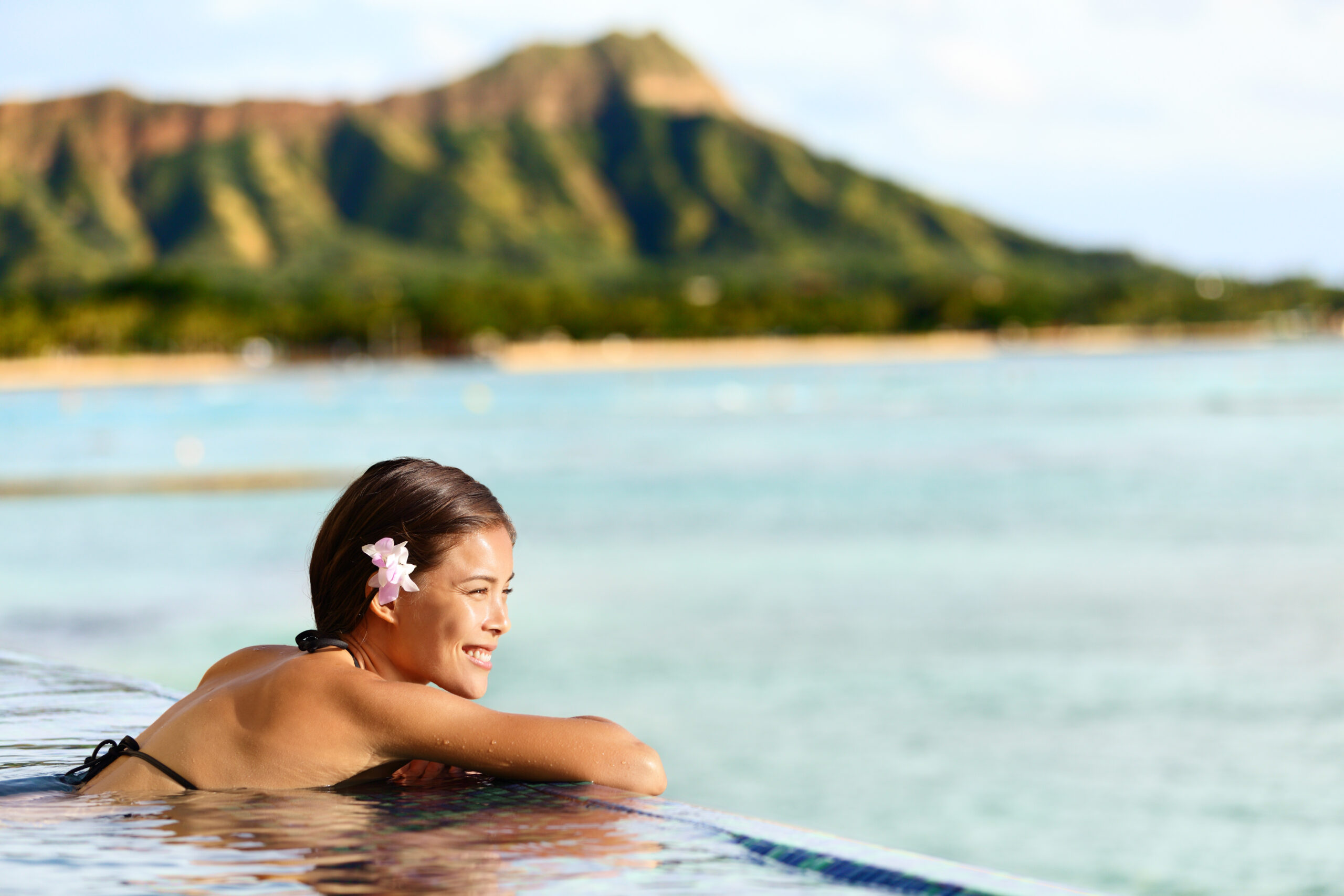 Hawaii Beach Travel Infinity Pool